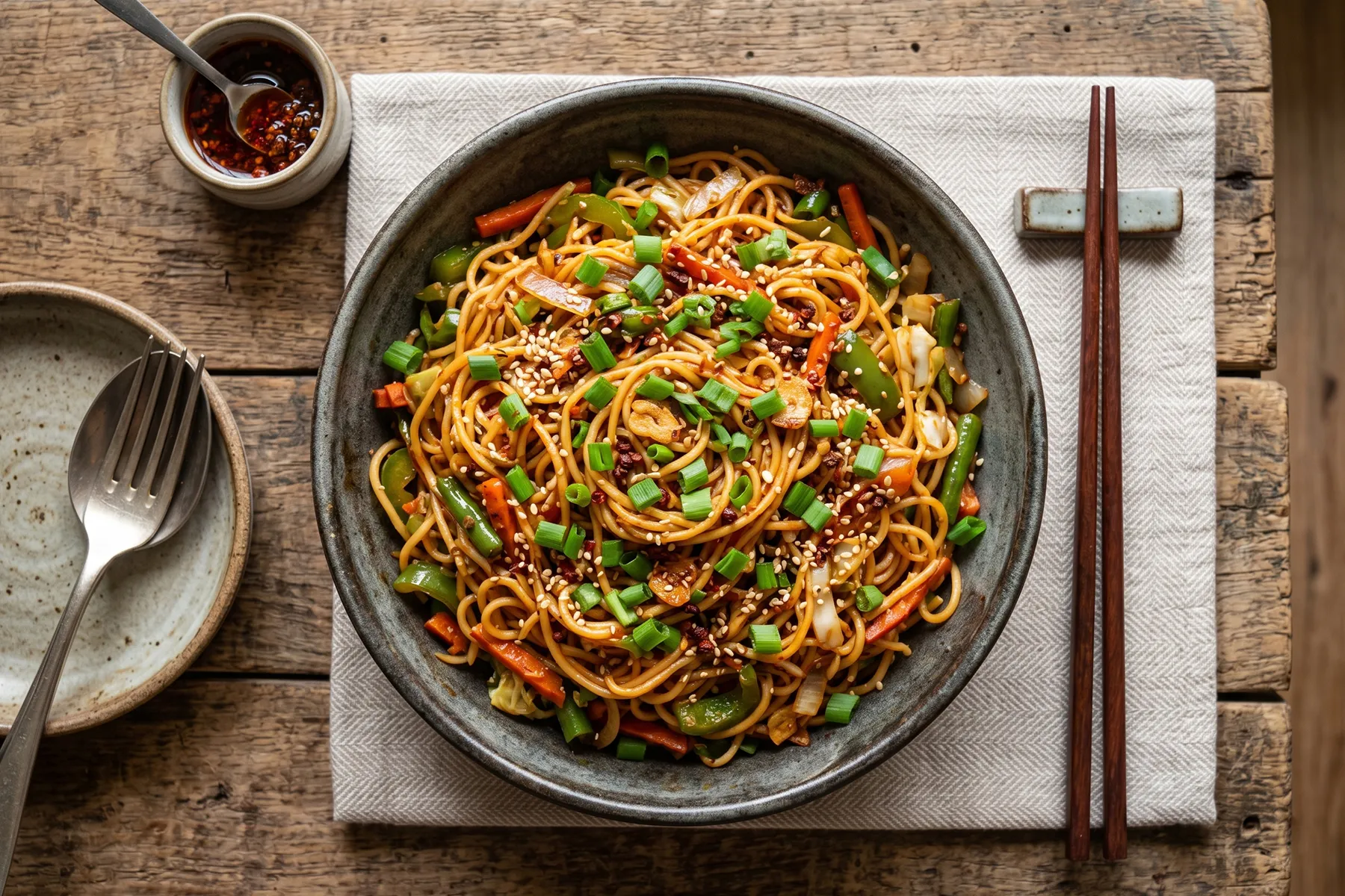 Veg Schezwan Noodles